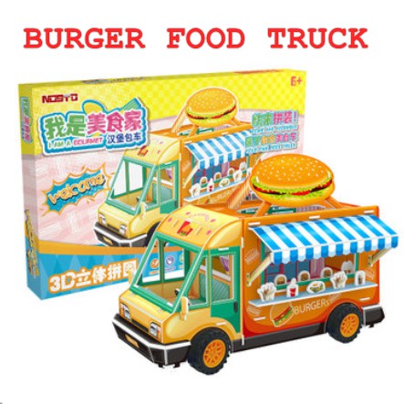 [ORGM] *Natal* Mainan Edukasi Puzzle 3D Food Truck Xmas Train