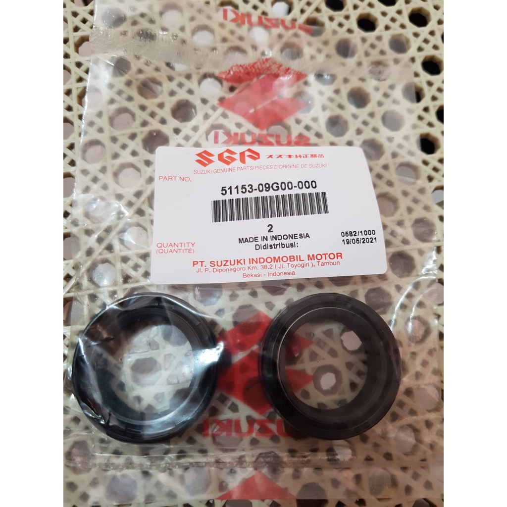 Sil Skok Seal Shock Depan Suzuki All Type 2 Biji 26 X 37 10,5 51153 23F00 51153 09G00 1 SET