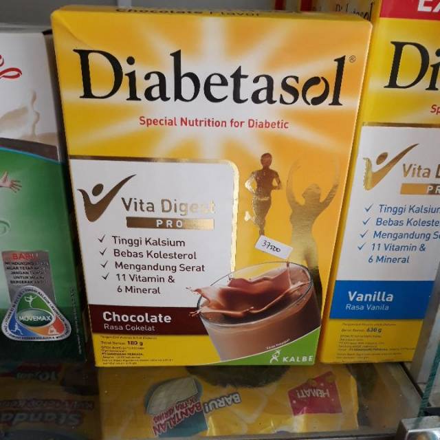 

Diabetasol coklat 180g