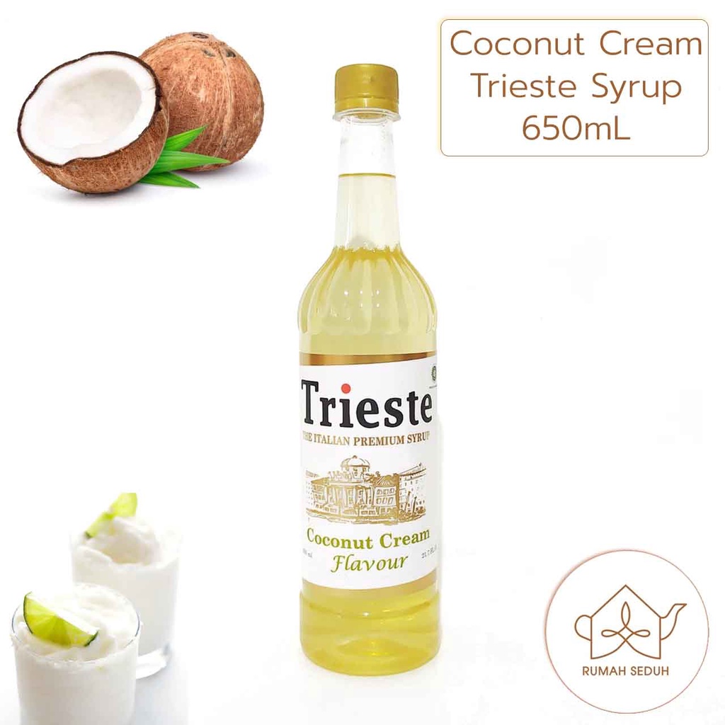 

650mL Trieste Coconut Cream Syrup - Sirop Buah Kelapa - Sirup Santan Santen