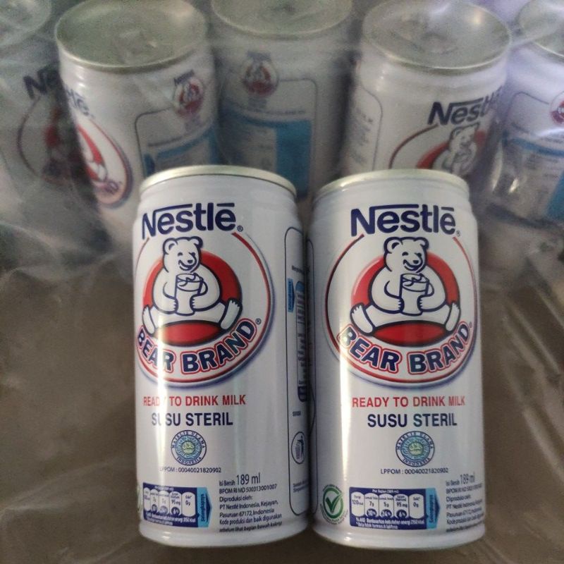 

Susu Steril Nestle Bear Brand 189mL