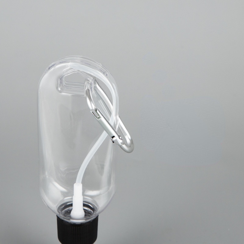 [Featured] 30/50ml Portable Travel Hook Up Transparent Empty Spray Bottles / Silicone Squeeze Bottle / Refillable Container