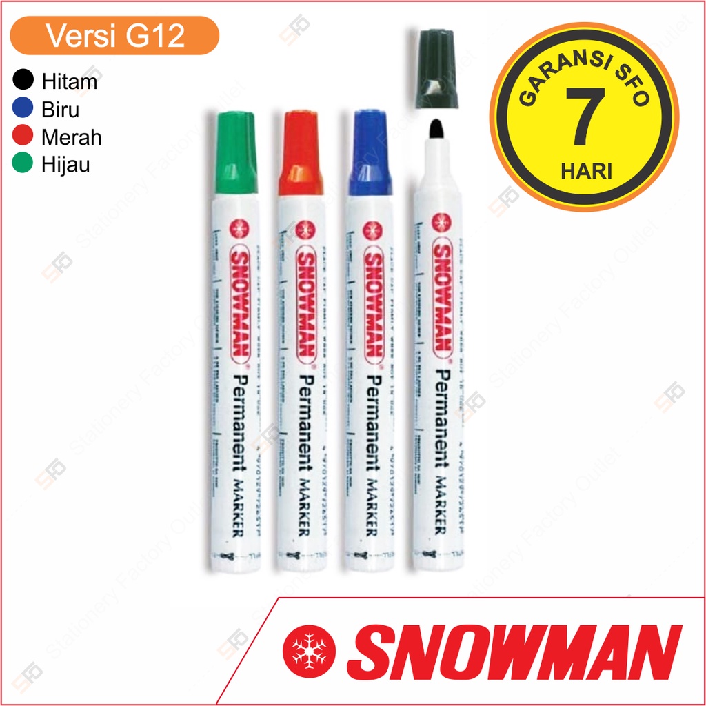 

Spidol Permanen Snowman (Permanent Marker)