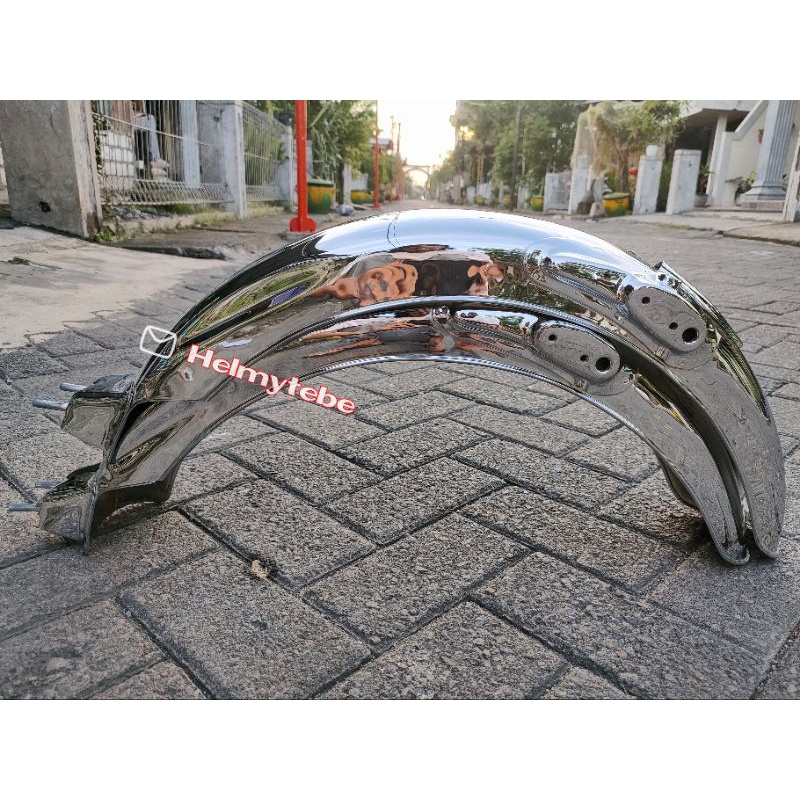 Spakbor slebor cb125 prees pres nganjuk crome / slebor pres cb125 nganjuk crom