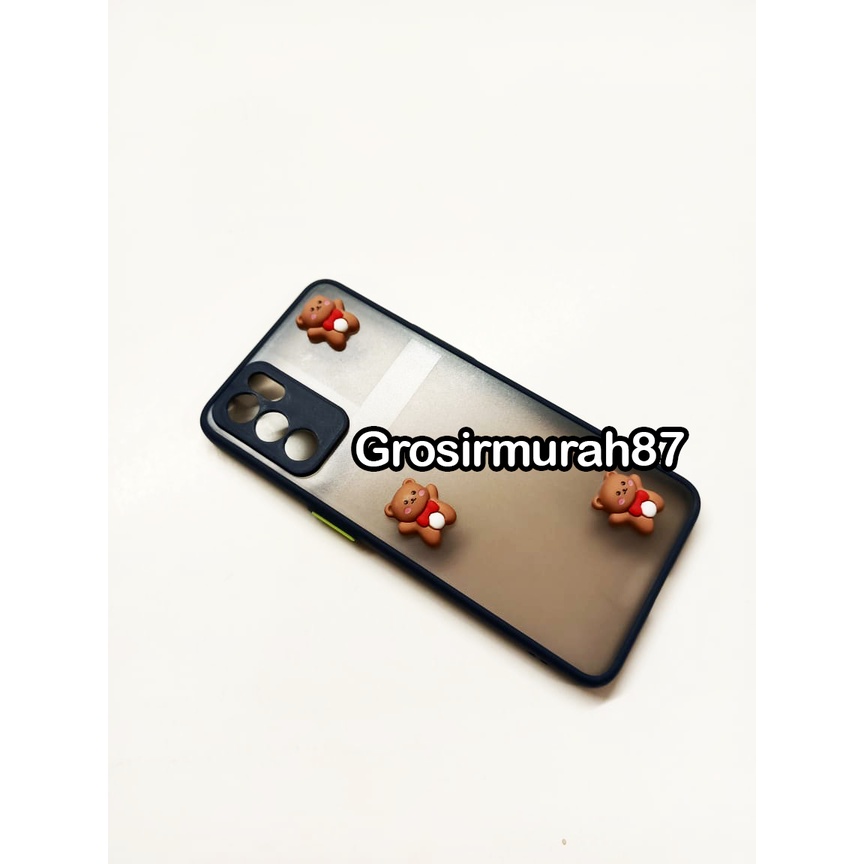 candy macaron softcase case tebal kondom hp Oppo reno 6 5G Pink maroon kuning hitam navy