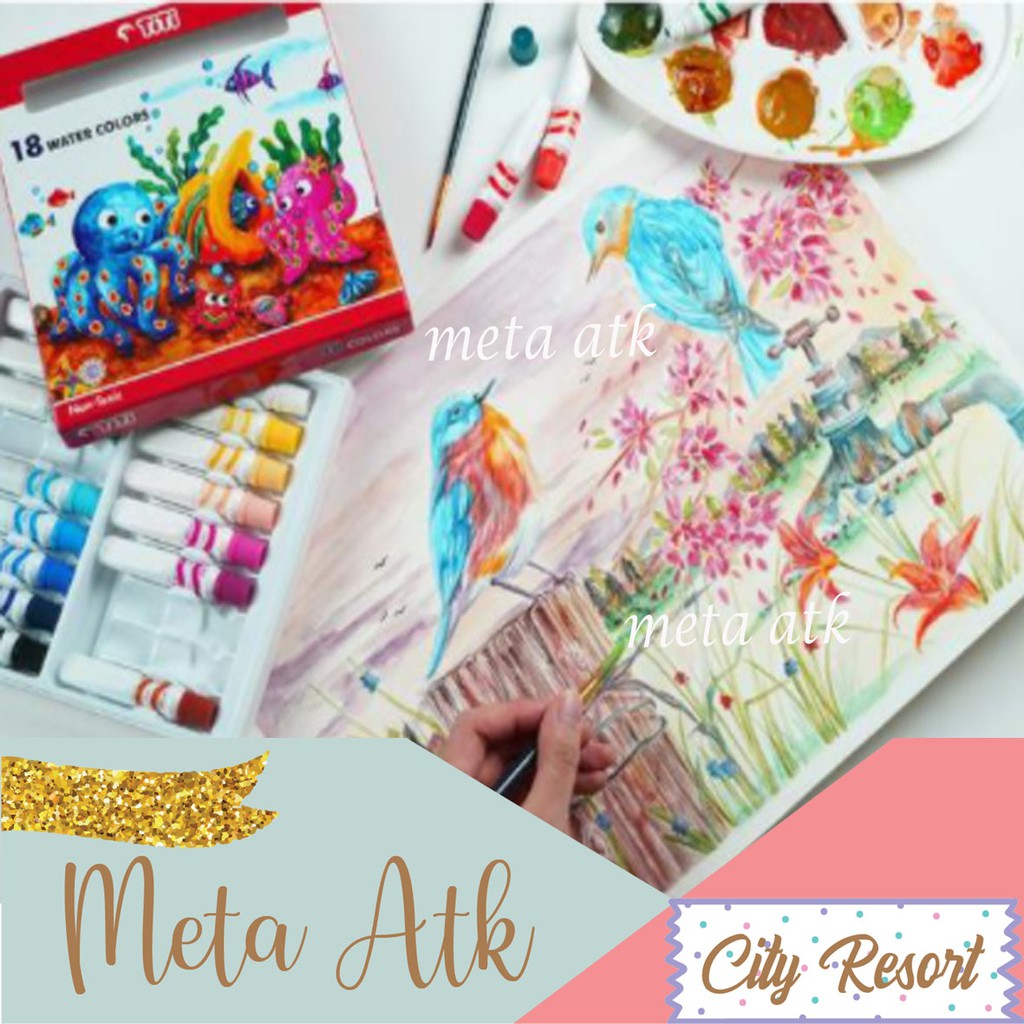 

Cat Air Titi WaterColour WC-6ML-18 (18 warna)