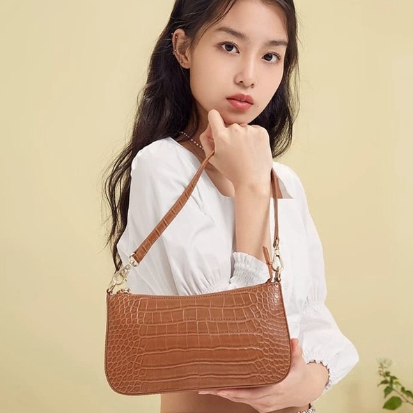 {PROMO} Tas selempang wanita Tas wanita branded tas wanita kekinian tas wanita terbaru crossbody bag Shoulder Bag wanita Slingbag wanita Tas bahu wanita Tas wanita murah COD Tas wanita murah tas hp tas make up