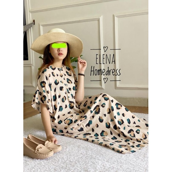 [Terbaru] Elena Homedress |Daster Jumbo|Daster Santai |Daster Rayon Premium|Daster Viral
