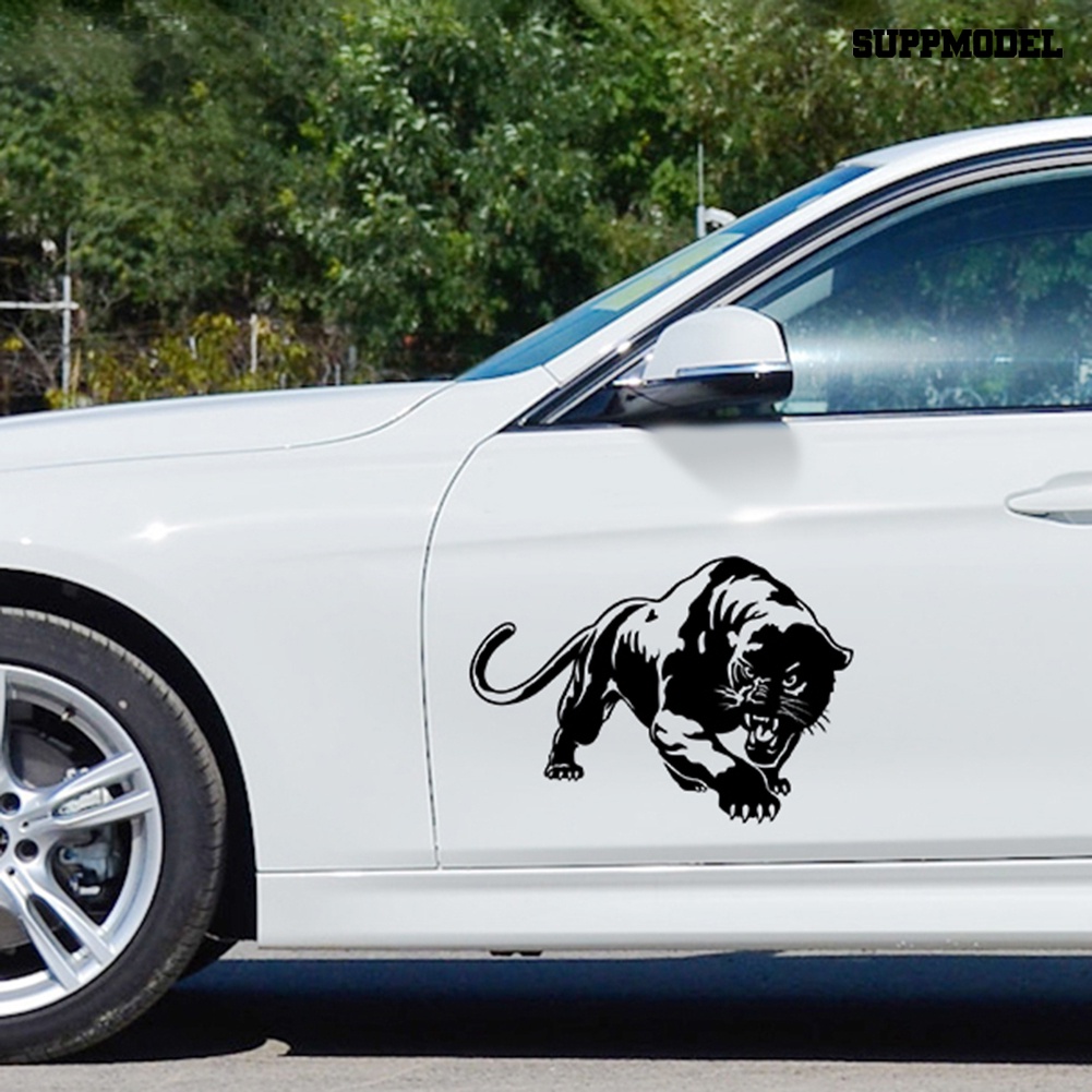 Car J-250 Stiker Decal Motif Leopard Untuk Dekorasi Exterior Mobil