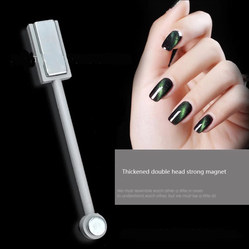 Cat Eyes Magnet Stick 2in1 Stick Magnetik Kutek Cat Eye 3d Double Head Nail Art F809