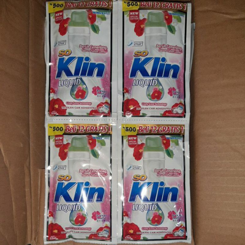 So Klin CAIR LIQUID SACHET Rencengan isi 6 + 1