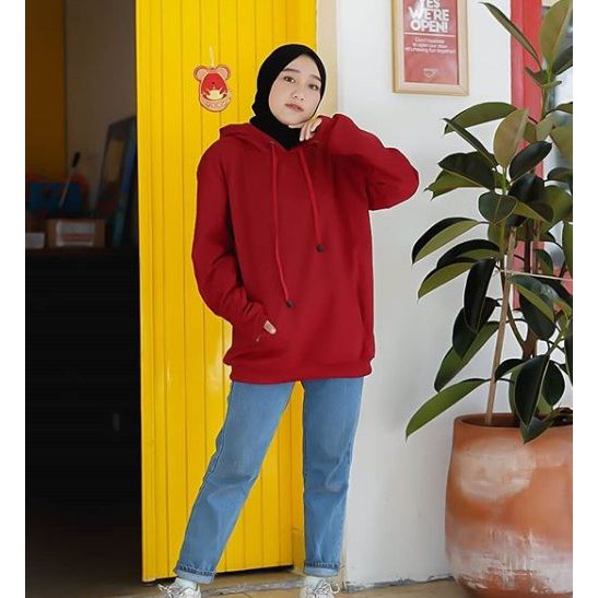 hoodie jumper polos pri wanita