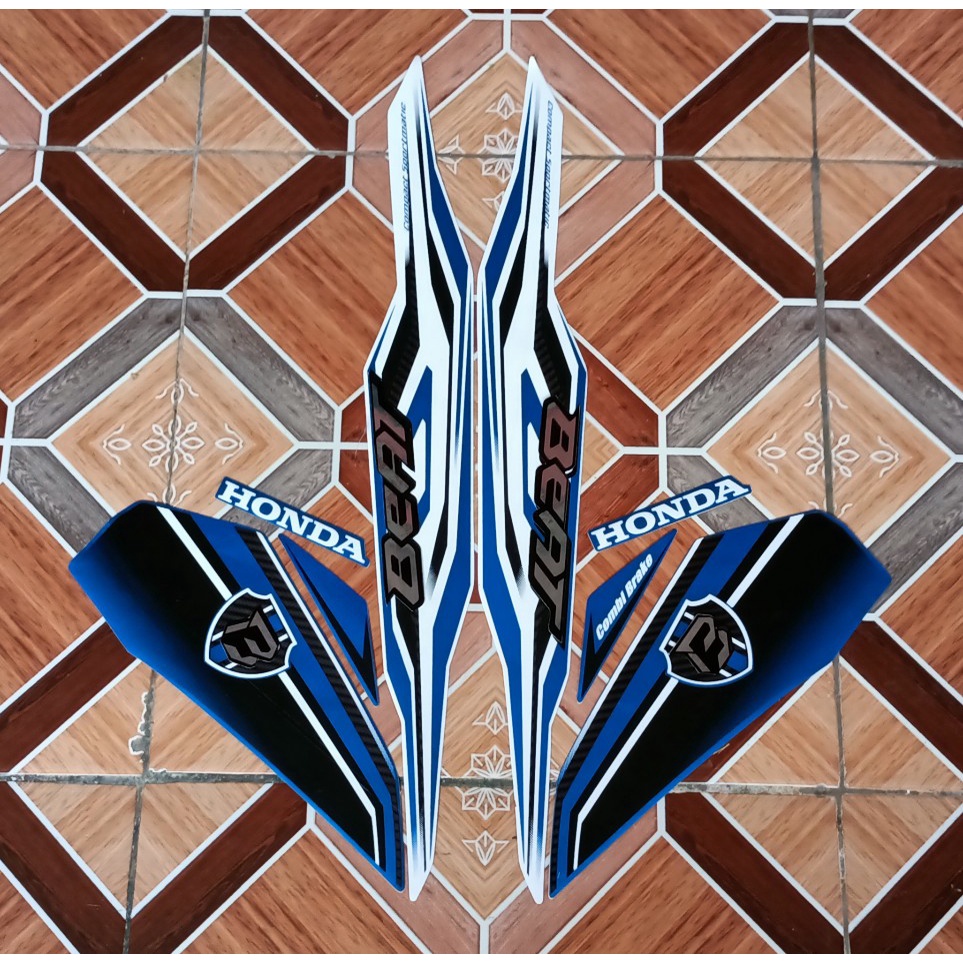 sticker striping motor honda beat iss 2019