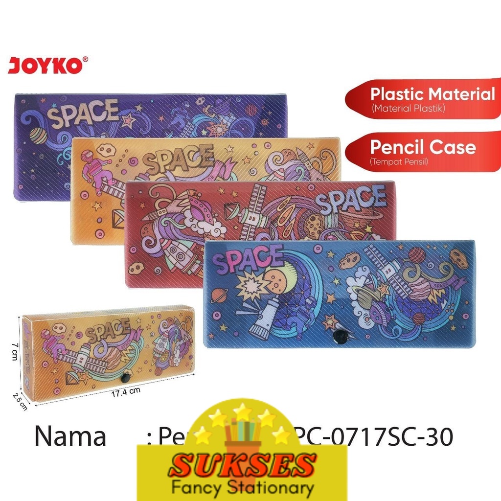 

Kotak Tempat Pensil Pencil Case Joyko Pc-0717Sc-30
