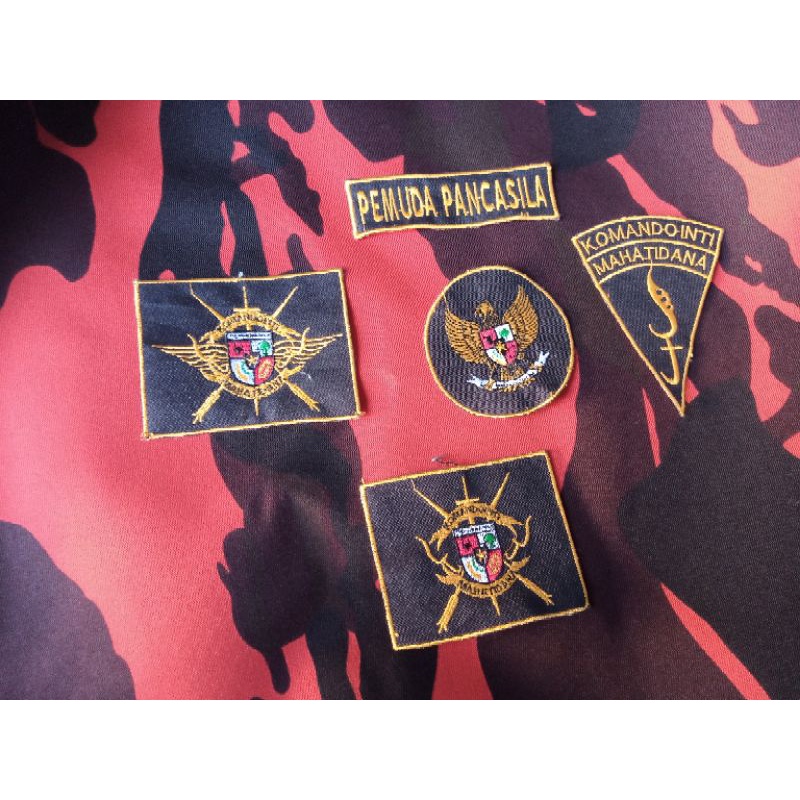 atribut koti pemuda pancasila/atribut pemuda Pancasila /satu set atribut pp