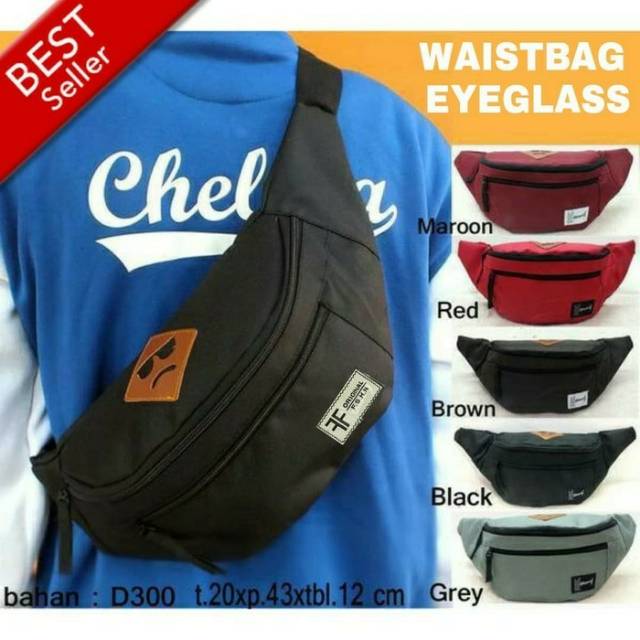 TAS SLEMPANG PRIA WAISTBAG ORIGINAL PRIA MULTY FUNGSI TAD GADGET