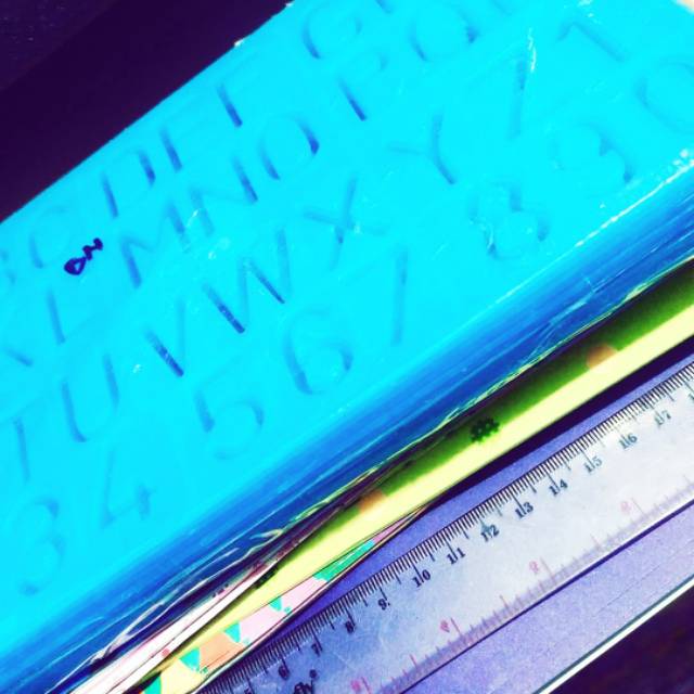 

Penggaris Abjad /Mal BUTTERFLY 280