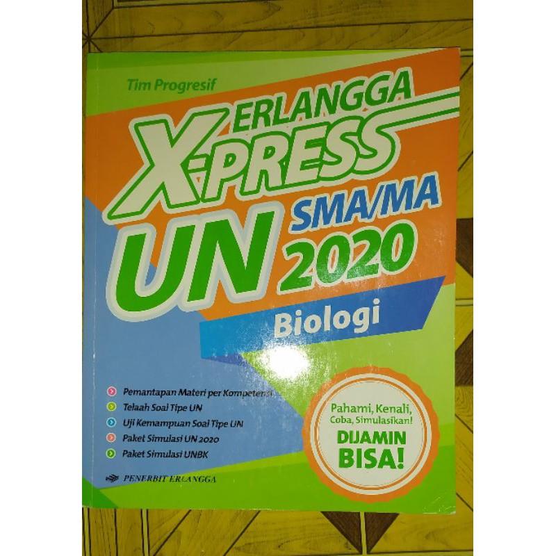 PRELOVED UN BIOLOGI ERLANGGA 2020