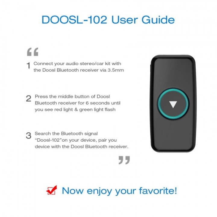 DOOSL DSER102 Bluetooth V4.0 Receiver