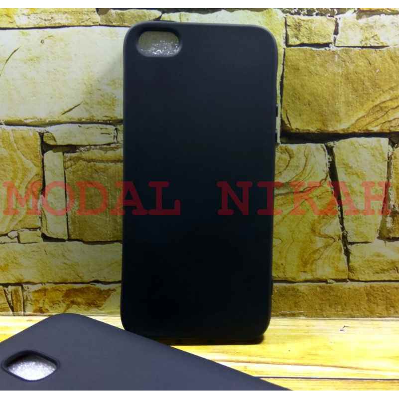 Case Matte IPHONE 5 / 5G / 5S / Soft Black Anti Minyak Softcase