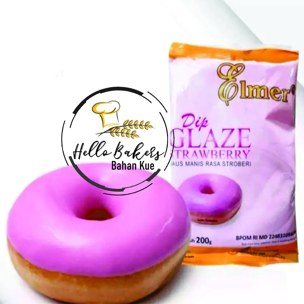 

GLAZE STRAWBERRY ELMER 200GR/DIP GLAZE STRAWBERRY/ELMER GLAZE