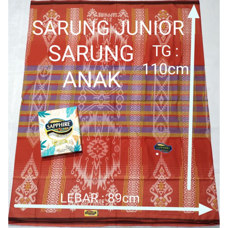 Sarung Anak sarung junior shapire dan ardan grade silver  dan gold