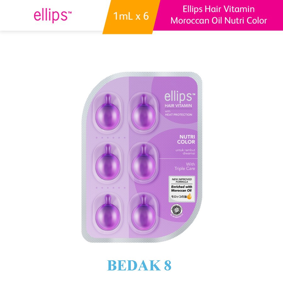 Ellips Hair Vitamin Moroccan Oil Blister 6 Butir