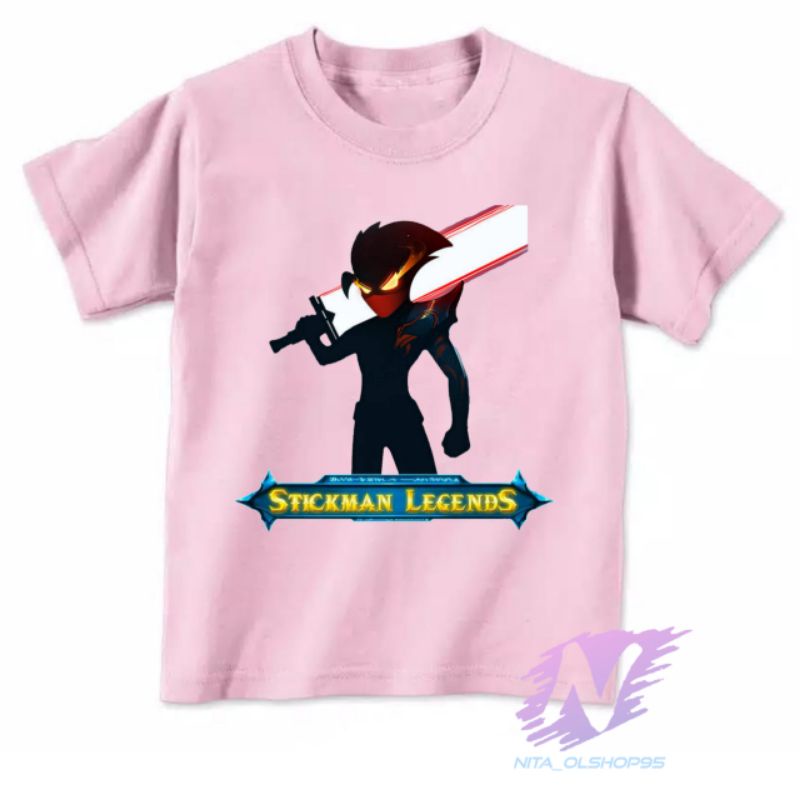 stickman lengend kaos anak kartun baju stickman mobile