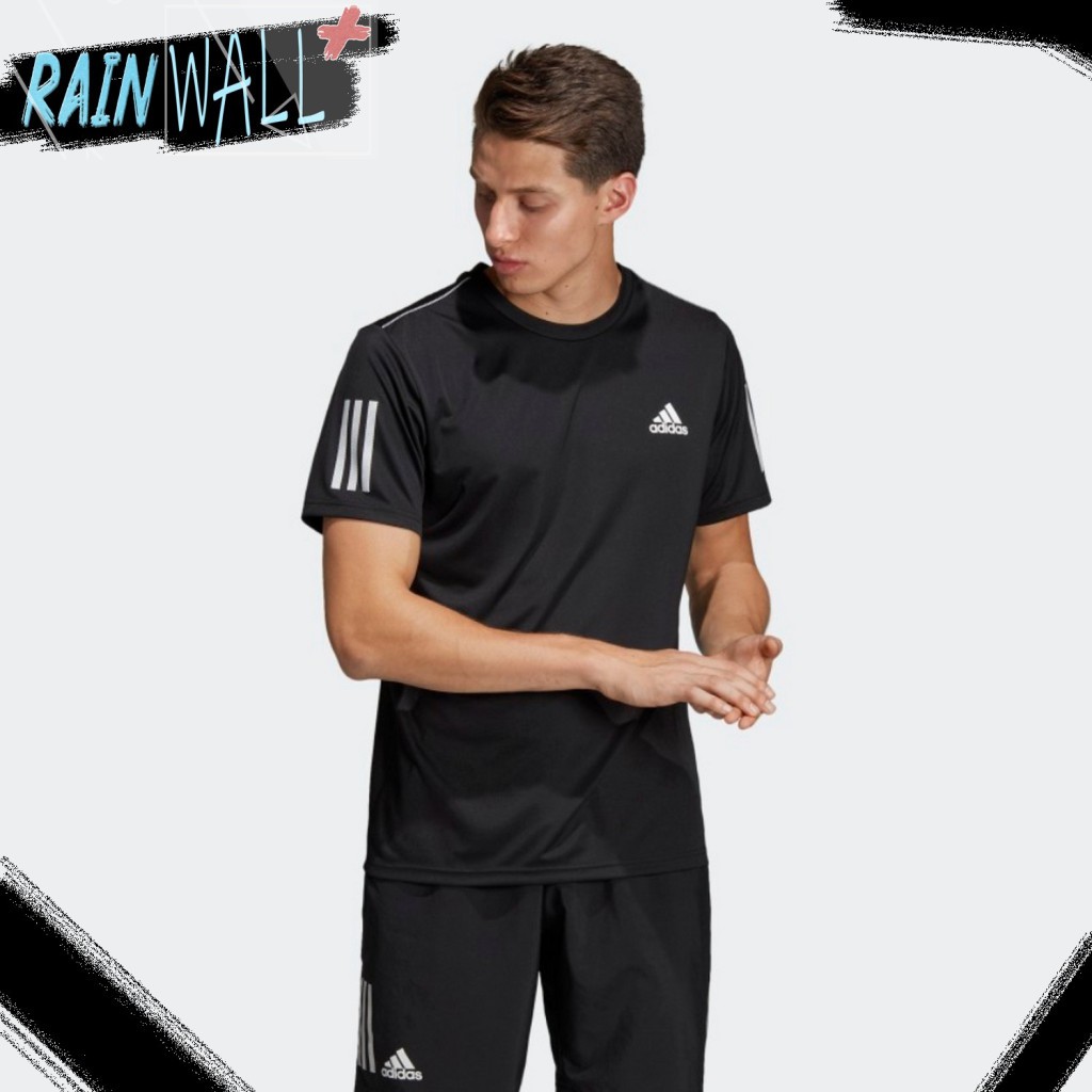 ADIDAS TEE 3 STRIPES CLUB TEE KAOS PAKAIAN PRIA ORIGINAL DU0859