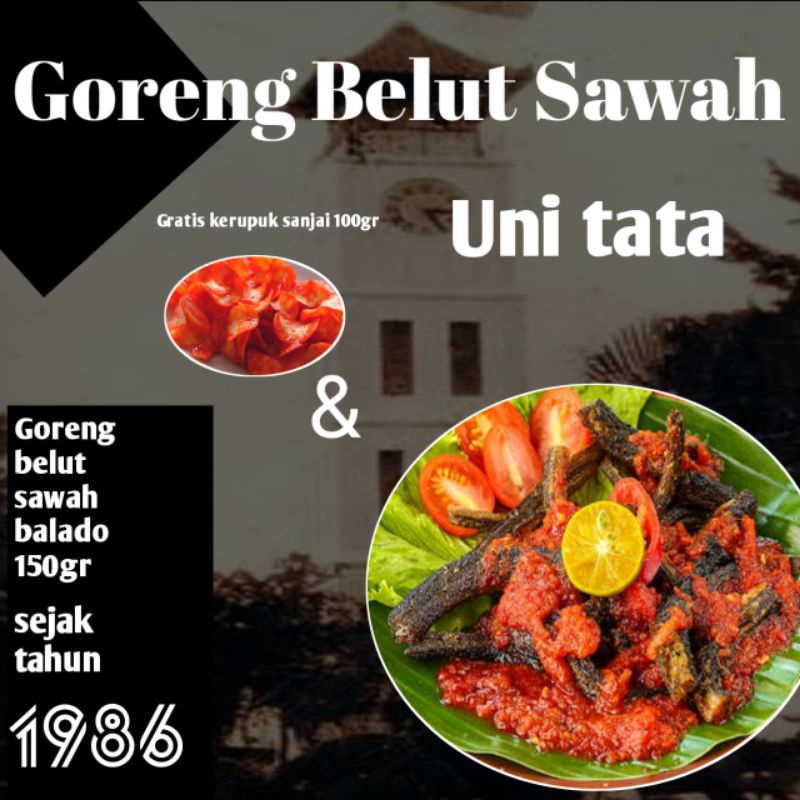 

Goreng belut (sawah) balado merah atau hijau BY UNI tata 150gr