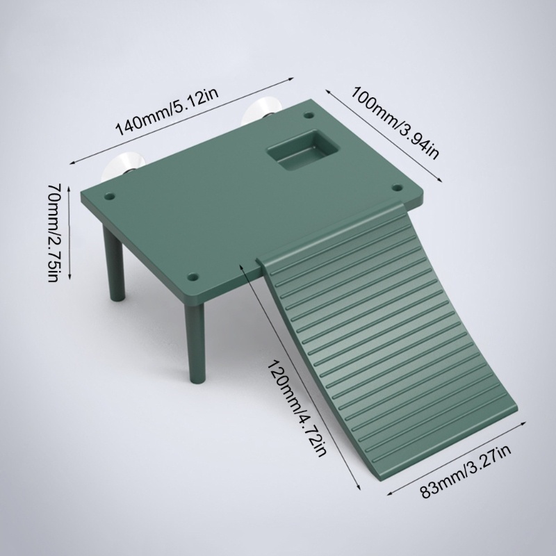Ornamen Tangga Panjat Dengan Suction Cup Untuk Akuarium Reptil Kura-Kura Peliharaan