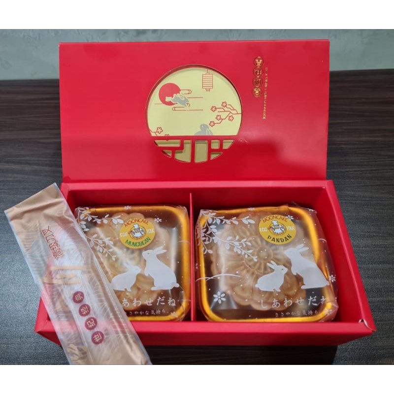 

MOONCAKE YUMMY/KUE BULAN / TIONG CIU PIA/ HAMPERS ISI 2. Veggie HALAL