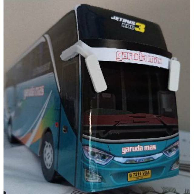 miniatur Bus bis / mainan bus bis GARUDA MAS  jetbus SHD