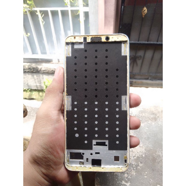 frame lcd tulangan tatakan lcd Xiaomi Redmi 5 plus original asli copotan
