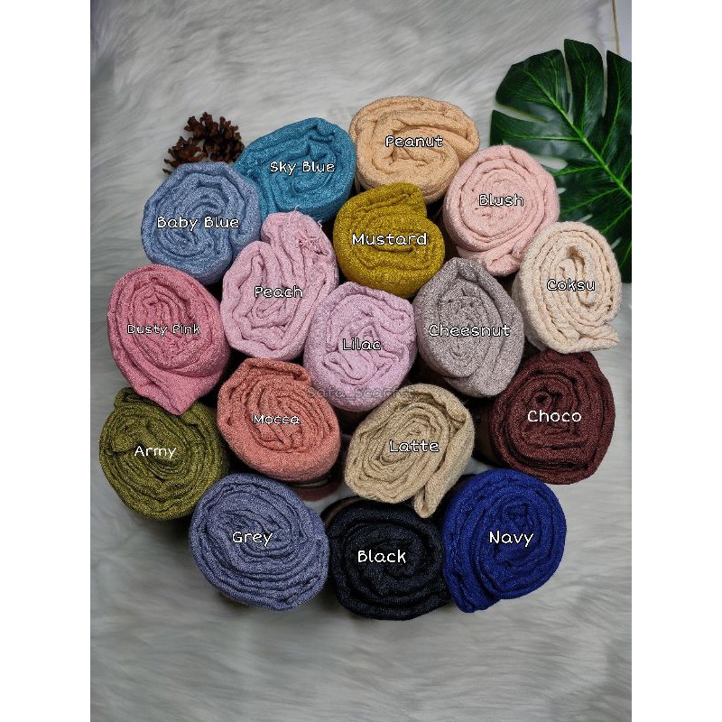 HITAM READY || HIJAB Best Seller PASHMINA CRINKLE / KRINGKEL - PASHMINA LAVANYA / NEGRO / KUSUT IMPOR-3