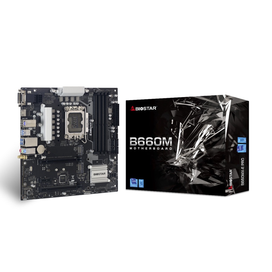 BIOSTAR B660MX-E PRO Socket : 1700 Motherboard