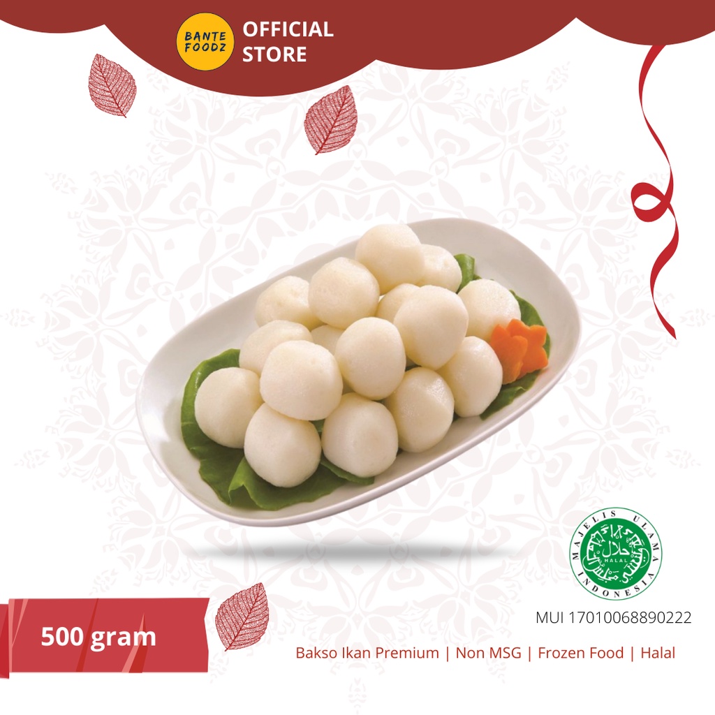 

Bakso Ikan Putih Terlaris Bergizi / Fish Ball - Best Seller 500 gram