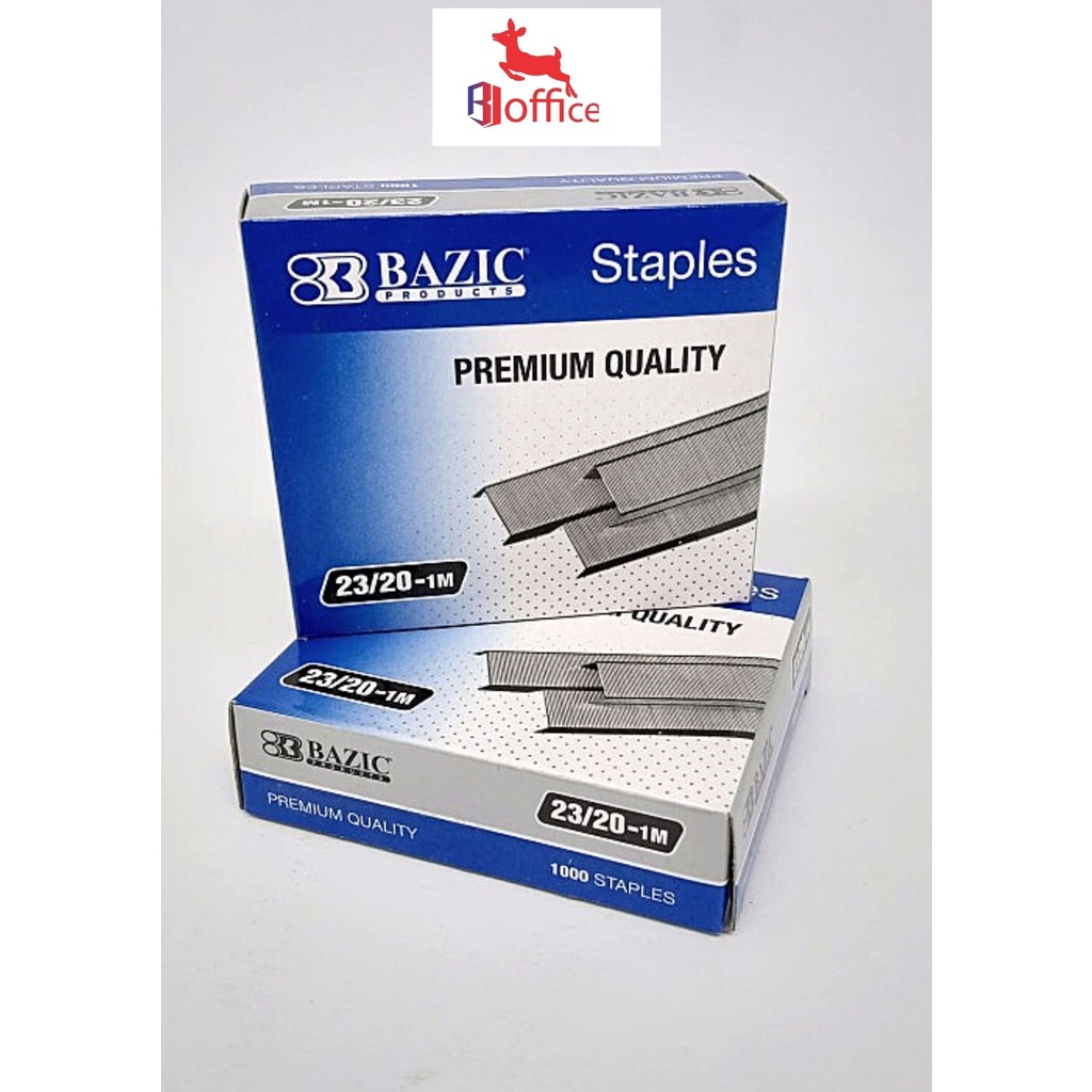 

Bazic Isi Staples Jilid 23/20 1 Box Kecil Isi 100 Pcs