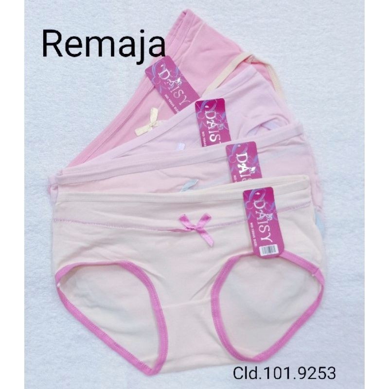 6pcs celana dalam remaja wanita  halus bergambar