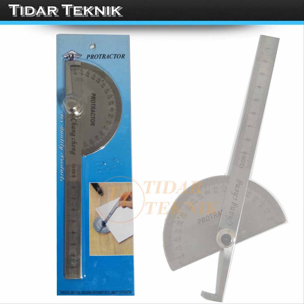 

PROTRACTOR penggaris Busur Siku Derajat Stainless Steel Protractor Alat Ukur tukang