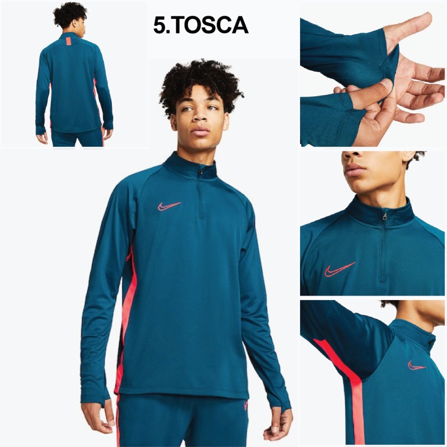 Baju Training Lengan Panjang Kaos Sepeda Nike Dry Fit Strike Drill Gym
