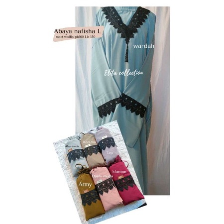 MUKENA ABAYA SHOLAT RENDA HITAM