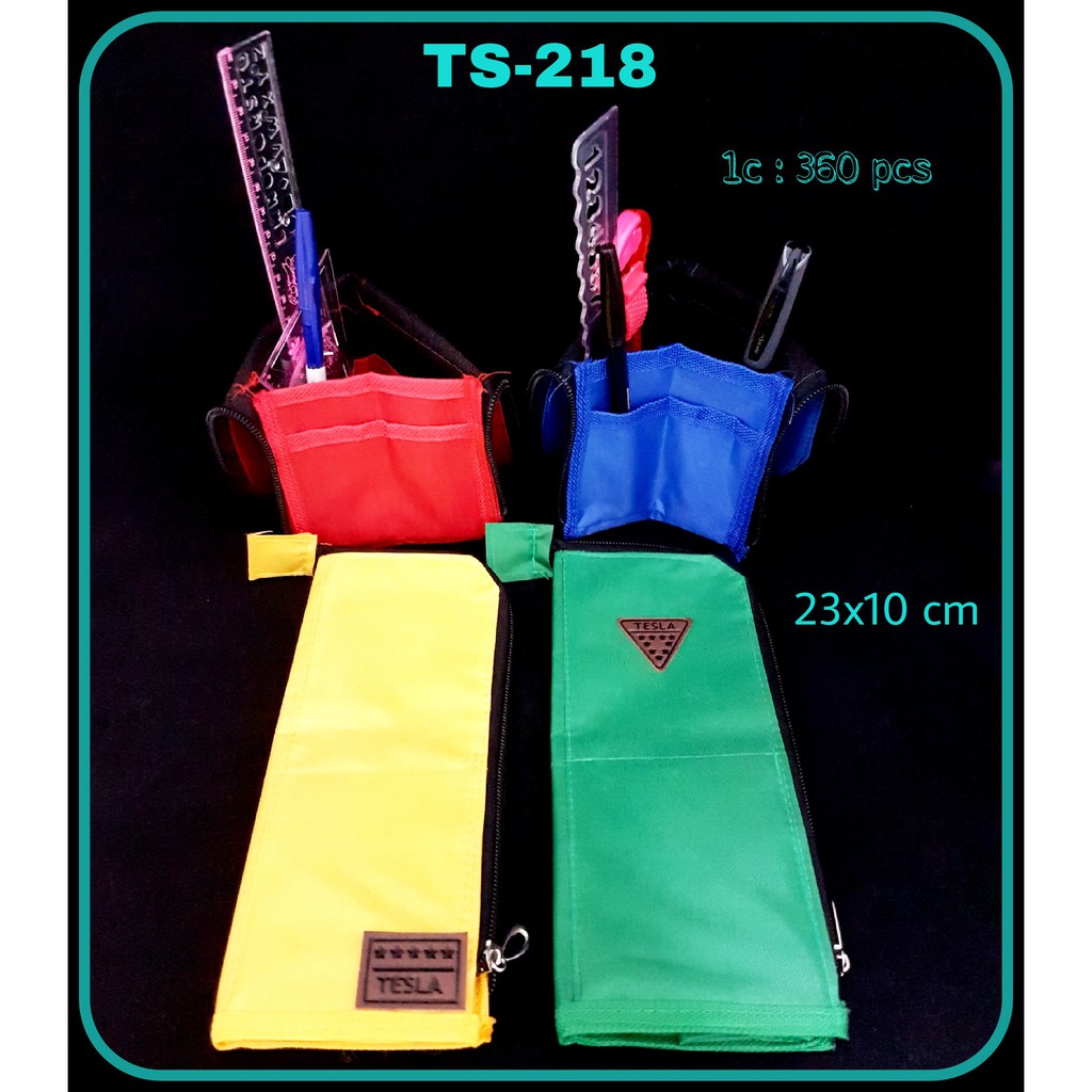 

SOS Kotak Pensil Sleting TESLA TS-218 / Tempat Pensil / Pencil Case/Dompet Pensil/Pencil Pouch