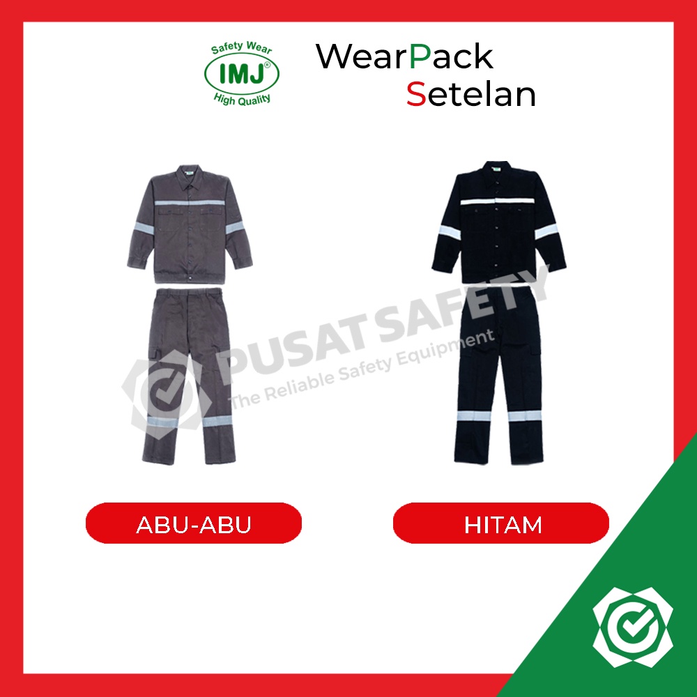 Wearpack Setelan Safety Baju Celana Proyek IMJ Jumbo 3XL-6XL