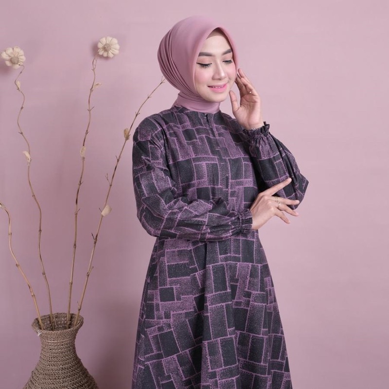 ABA agen baju  baju dress GAMIS wanita JAMILLAH ( DAPAT BAJU AJA )-1