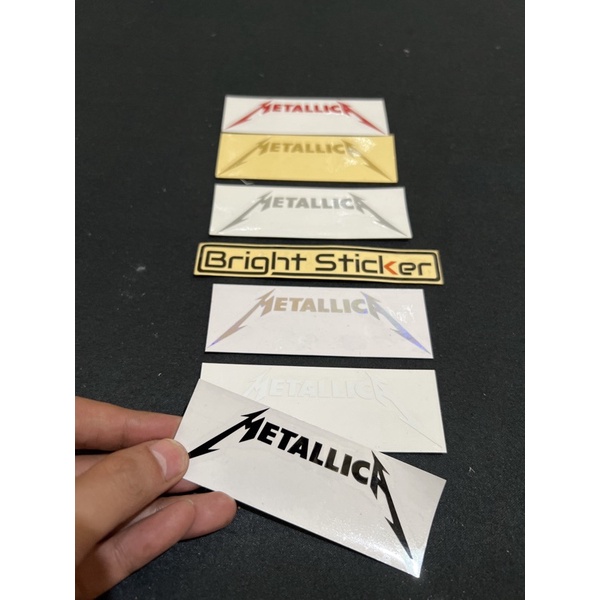 STICKER LOGO METALLICA CUTTING