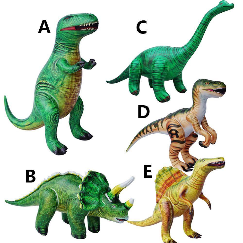 Nanas Tiup Dinosaurus Realistis Dekorasi Pesta Ulang Tahun Balon PVC