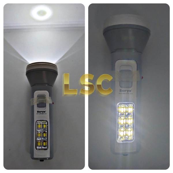 SURYA Senter SYT L2W 6LED  Lampu Emergency Lamp Rechargeable PORTABLE