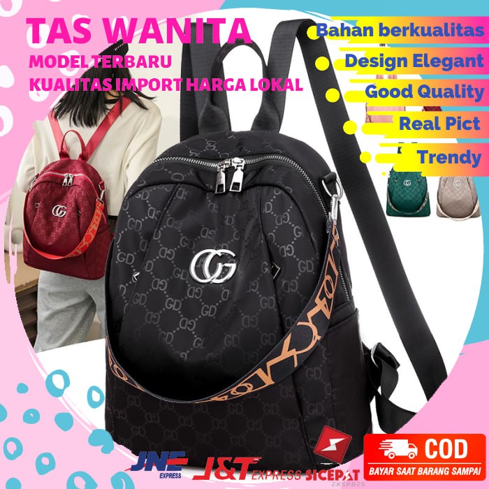 TAS RANSEL WANITA GI5479 TAS RANSEL SELEMPANG TAS WANITA TAS IMPORT RANSEL IMPORT MURAH NB615