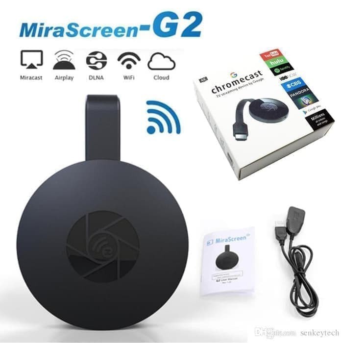 HDMI Dongle Chromecast Anycast Receiver Wifi / chromecast Colokan Port hdmi Dongle Chromecast Miracast 4K HD Wifi G2F Display Video TV Streaming Mirascreen Airplay 1080P